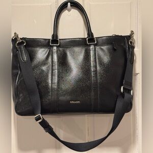 Pre-Loved Vintage COACH Leather Briefcase Laptop Bag made around 1995